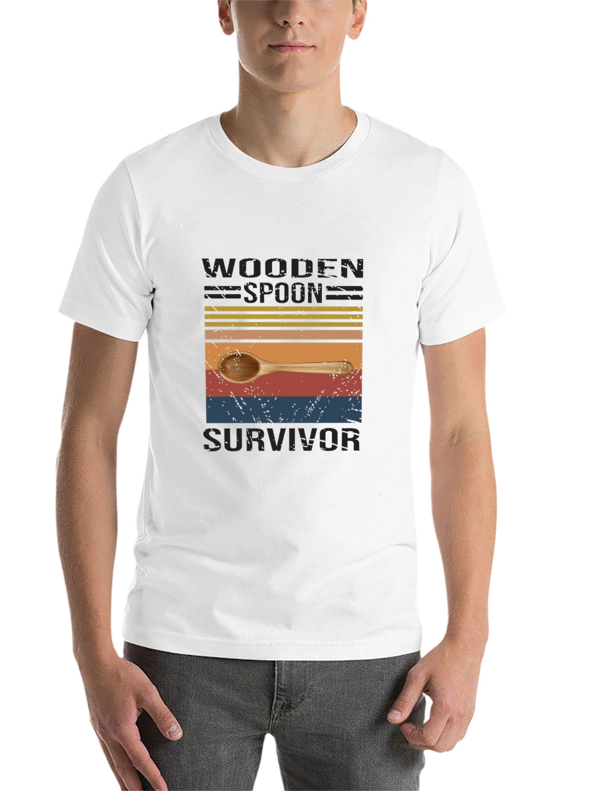 Wooden Spoon Survivor Novelty T-Shirt