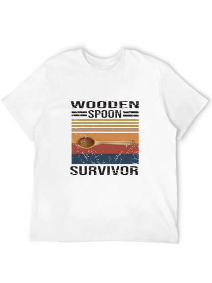 Wooden Spoon Survivor Novelty T-Shirt