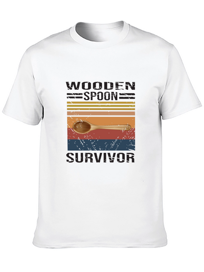 Wooden Spoon Survivor Novelty T-Shirt