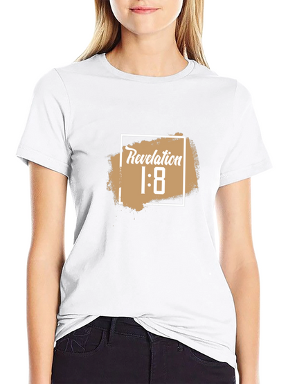 Revelation 1:8 Graphic T-Shirt - Black