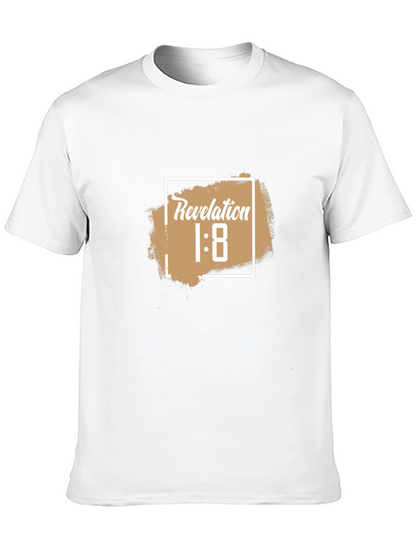 Revelation 1:8 Graphic T-Shirt - Black