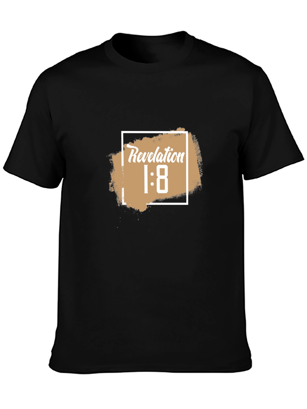 Revelation 1:8 Graphic T-Shirt - Black