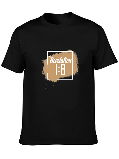 Revelation 1:8 Graphic T-Shirt - Black