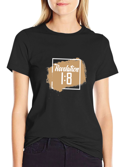 Revelation 1:8 Graphic T-Shirt - Black