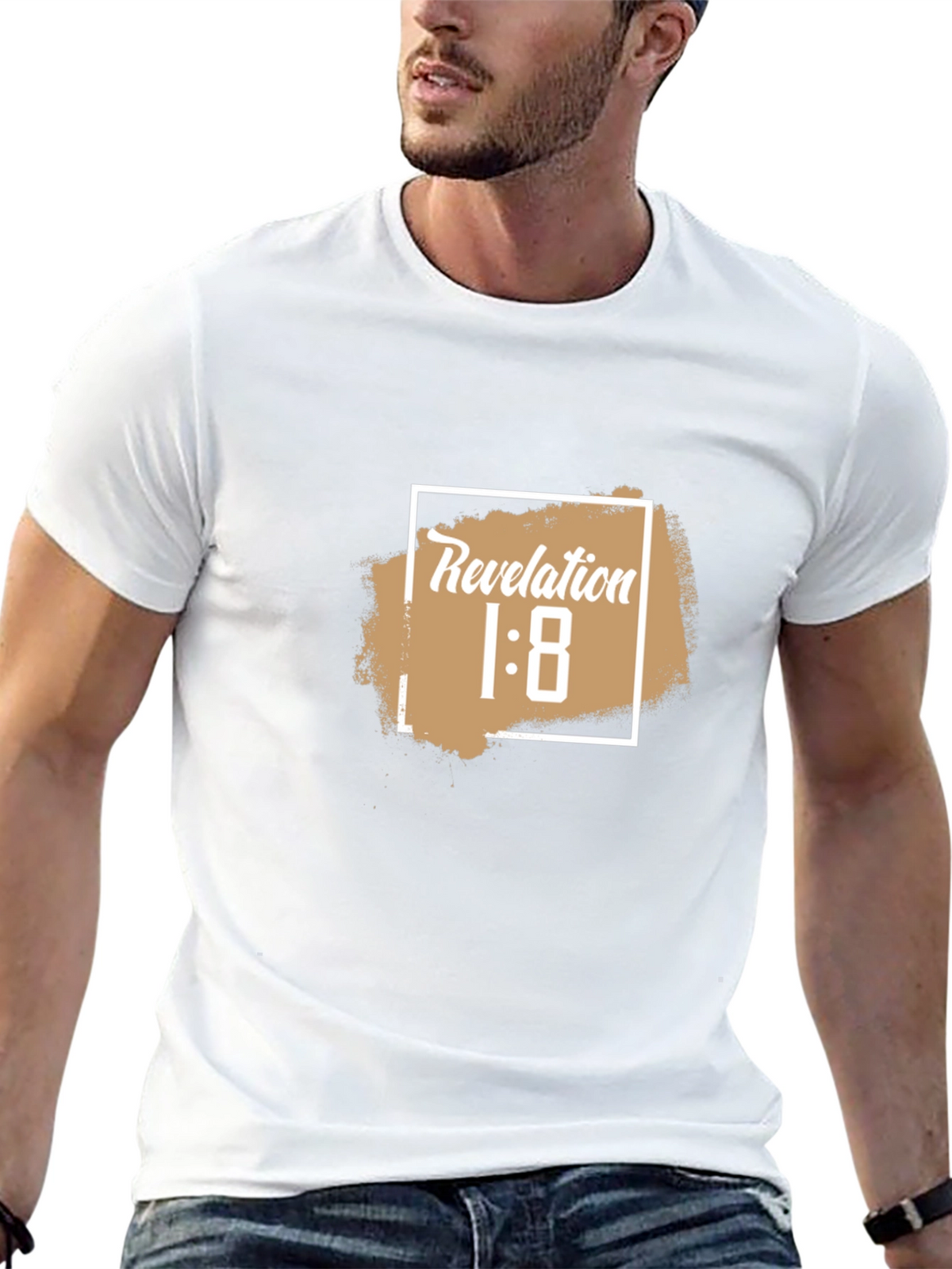Revelation 1:8 Graphic T-Shirt - Black