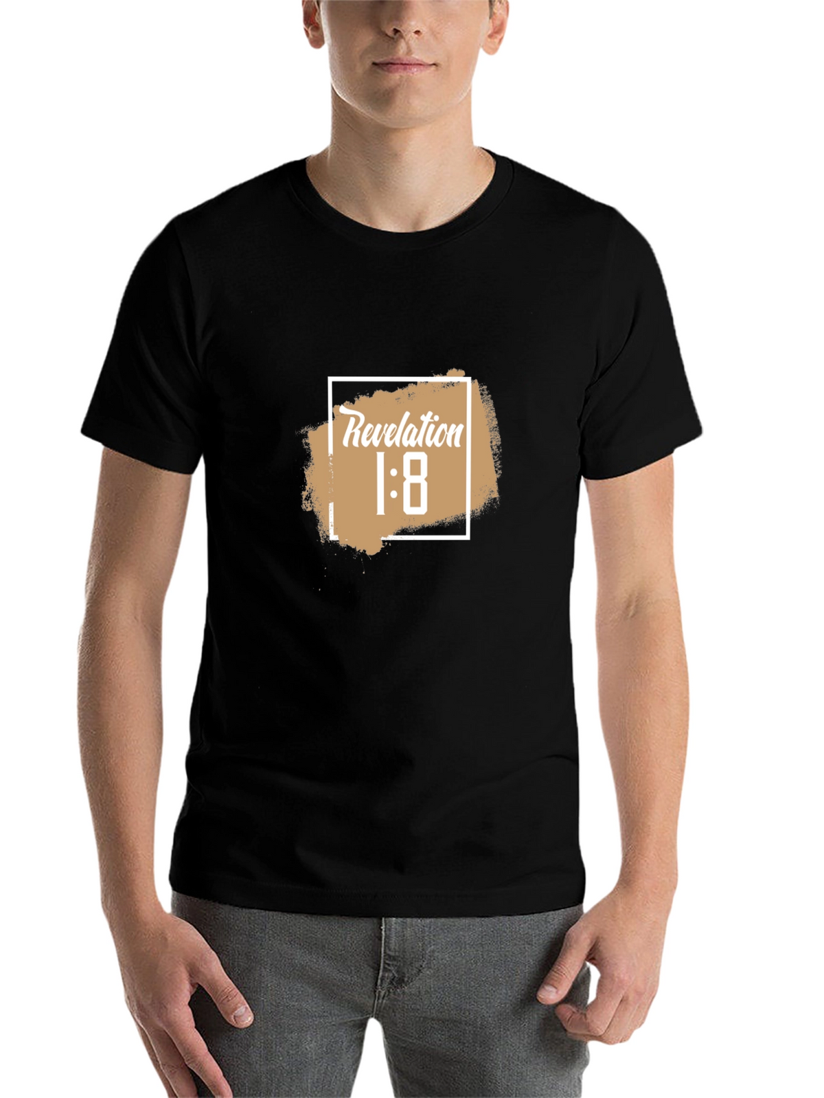 Revelation 1:8 Graphic T-Shirt - Black