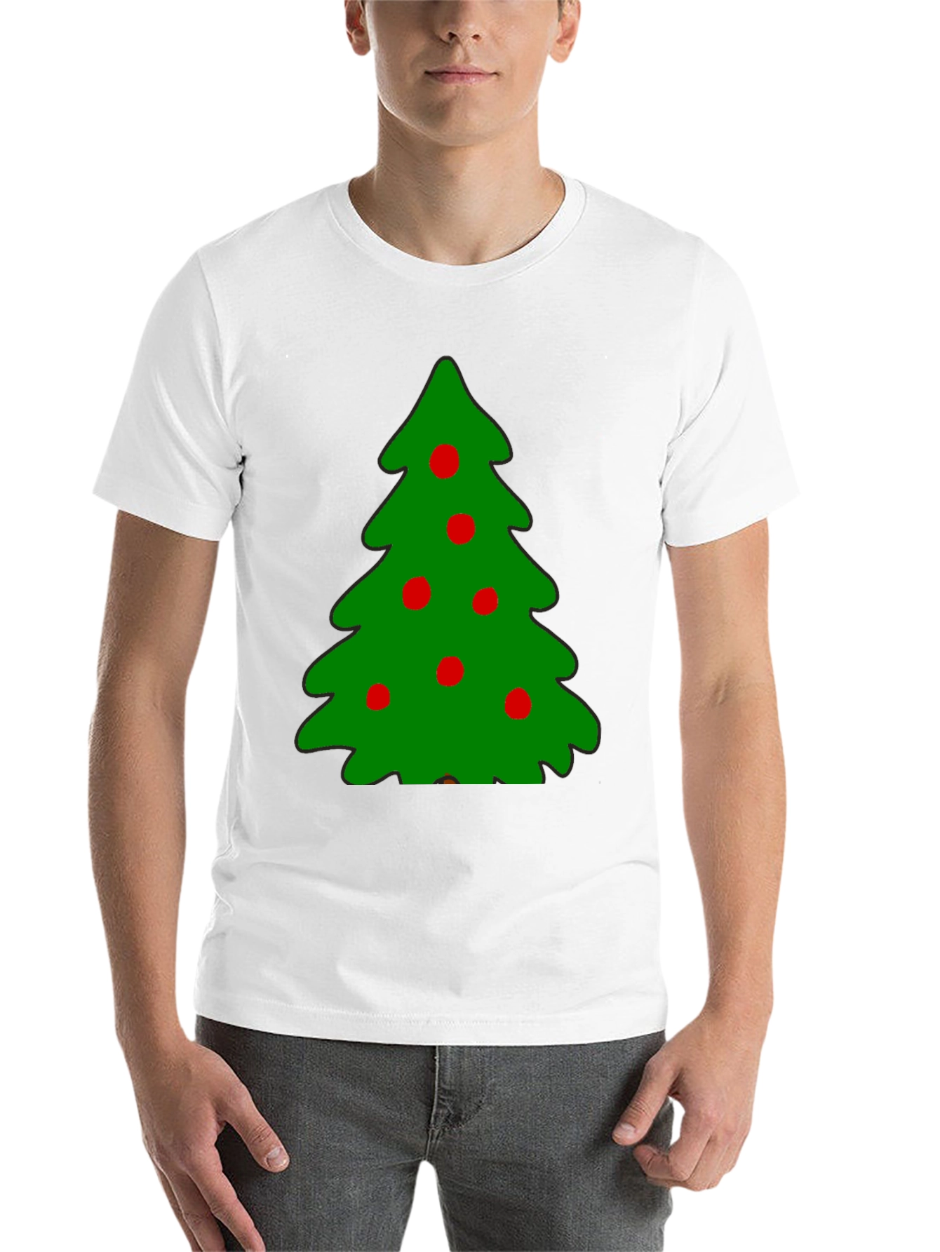 Festive Christmas Tree T-Shirt - Holiday Style