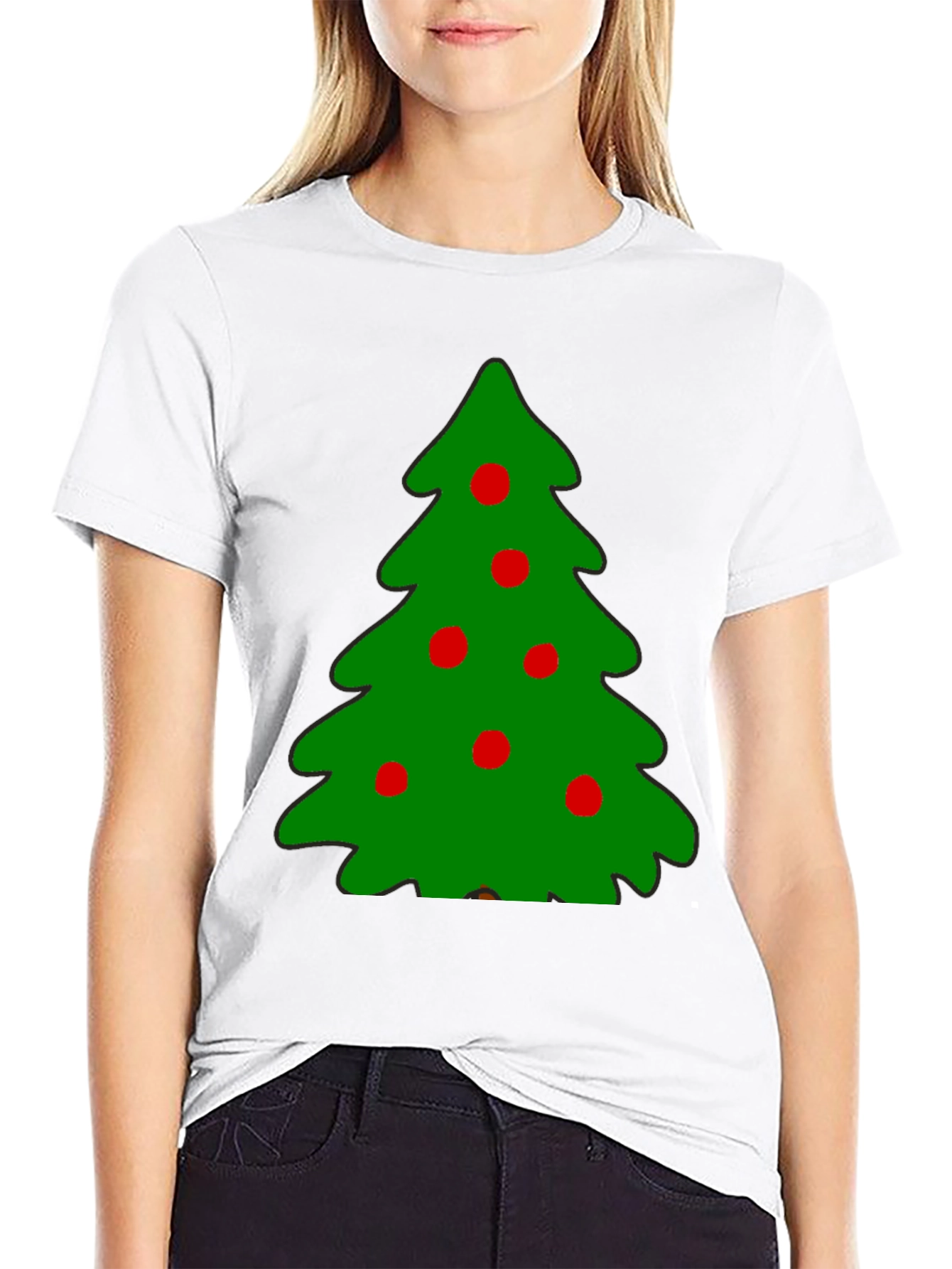 Festive Christmas Tree T-Shirt - Holiday Style
