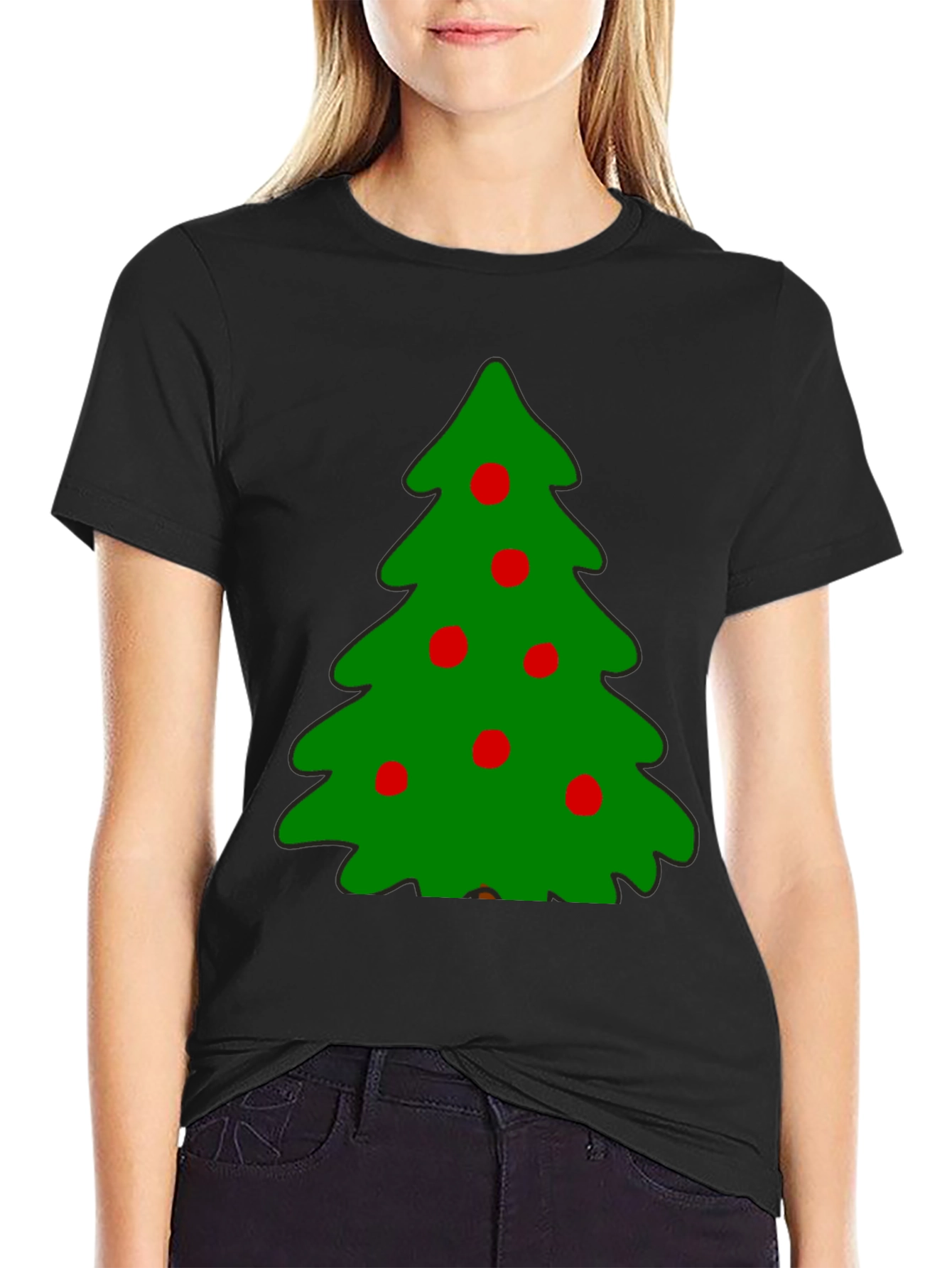 Festive Christmas Tree T-Shirt - Holiday Style