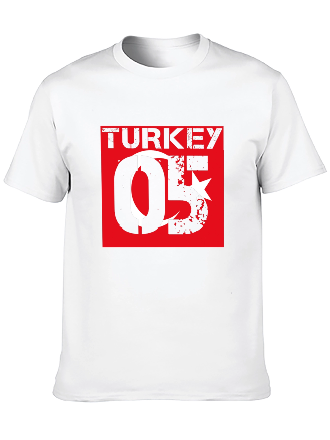 Turkey Flag Graphic T-Shirt - Black
