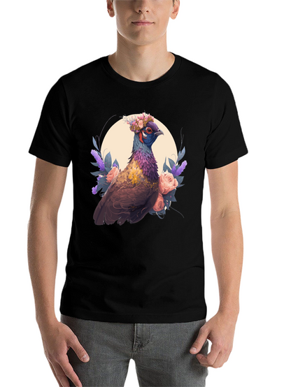 Floral Pheasant Graphic Tee