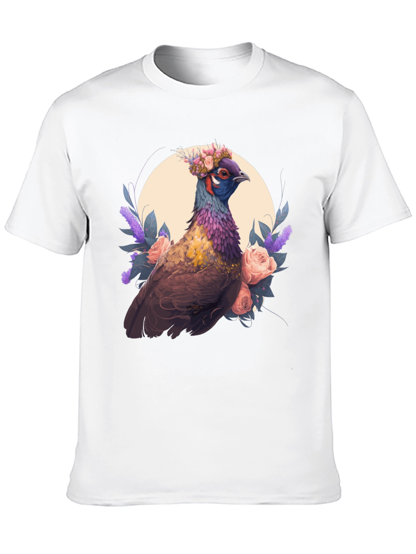 Floral Pheasant Graphic Tee