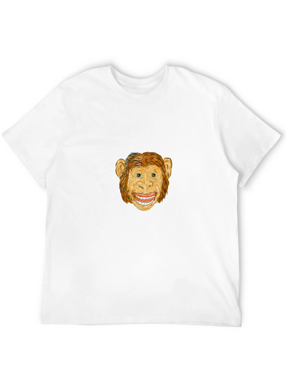 Monkey Graphic Black T-Shirt