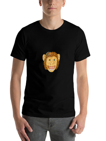 Monkey Graphic Black T-Shirt