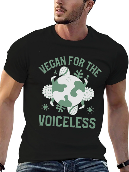 Vegan for the Voiceless Black T-Shirt