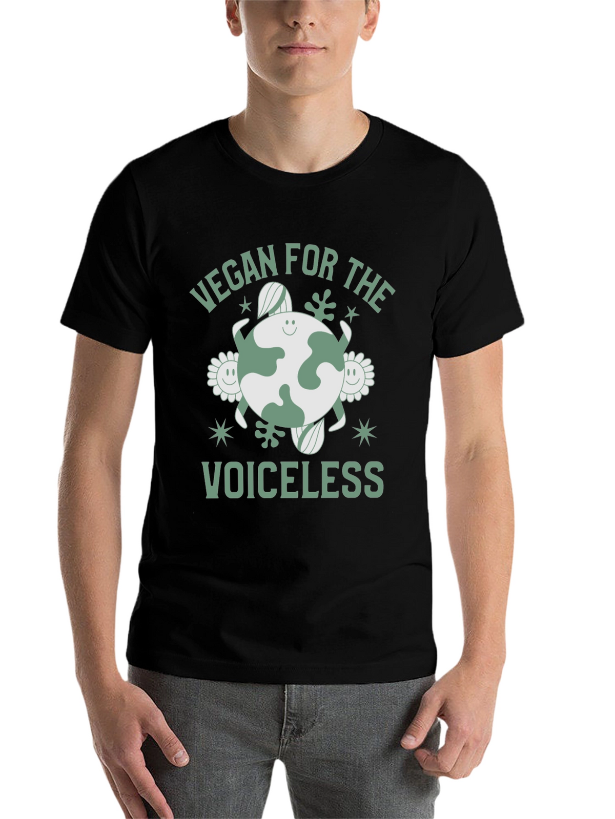 Vegan for the Voiceless Black T-Shirt