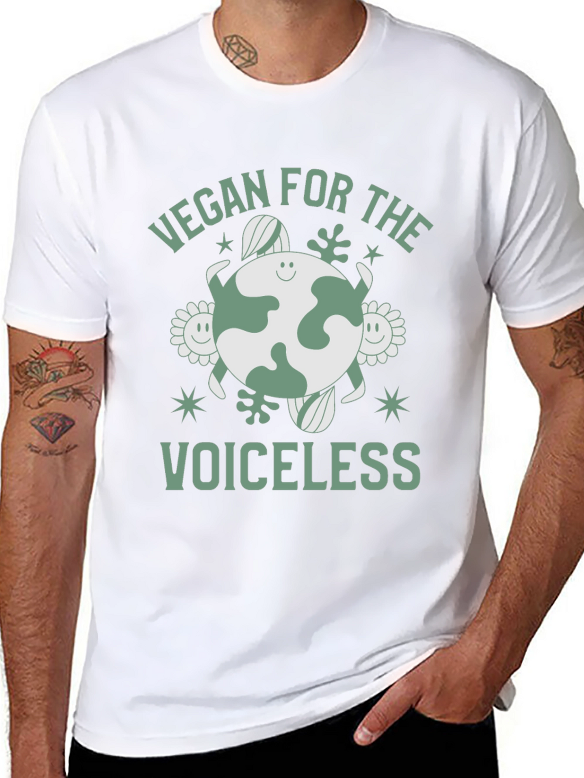 Vegan for the Voiceless Black T-Shirt