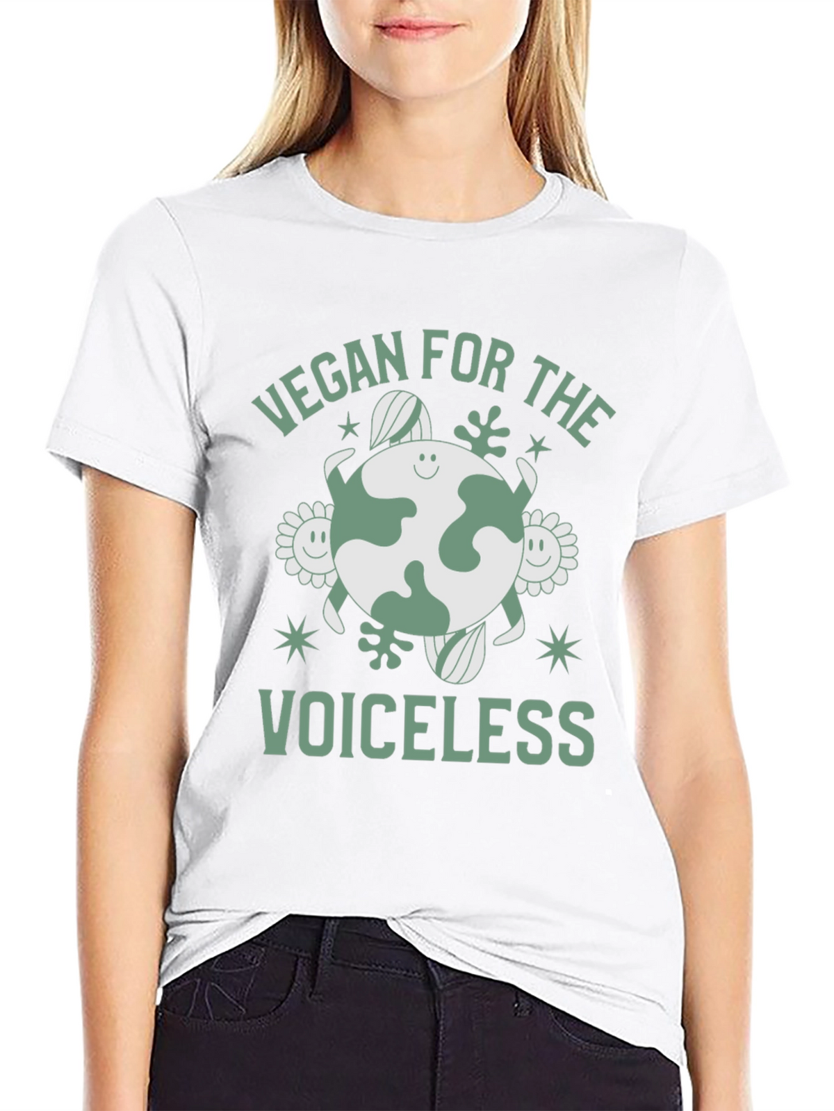 Vegan for the Voiceless Black T-Shirt