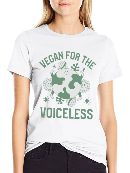 Vegan for the Voiceless Black T-Shirt