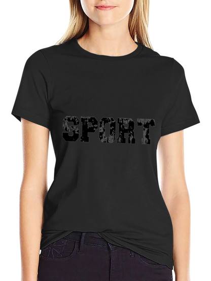 Mens Black SPORT Graphic T-Shirt