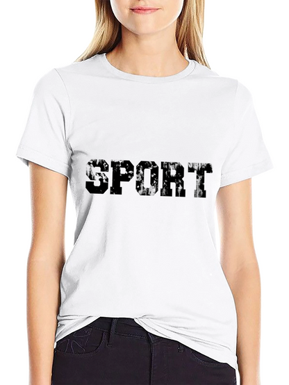 Mens Black SPORT Graphic T-Shirt