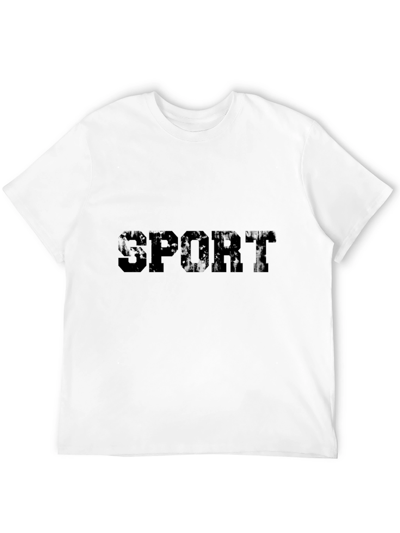 Mens Black SPORT Graphic T-Shirt