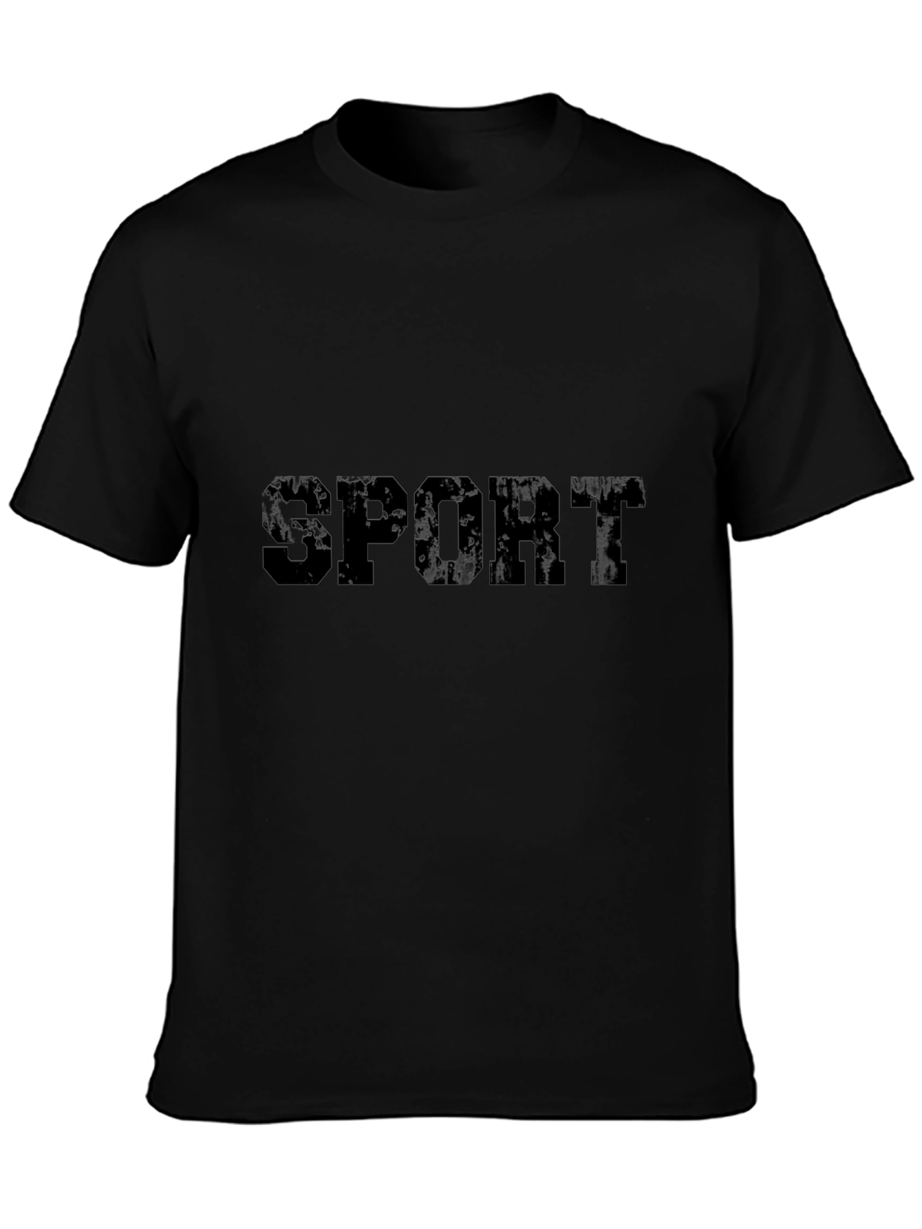 Mens Black SPORT Graphic T-Shirt