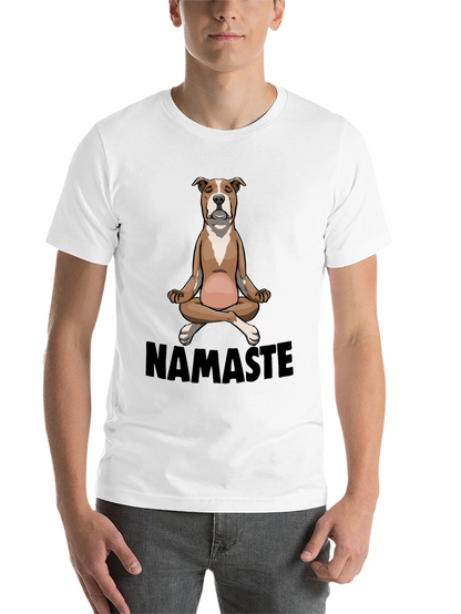 Namaste Dog T-Shirt - Meditating Pup Tee