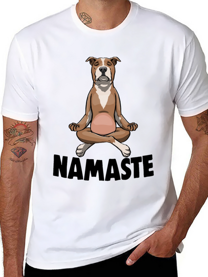 Namaste Dog T-Shirt - Meditating Pup Tee