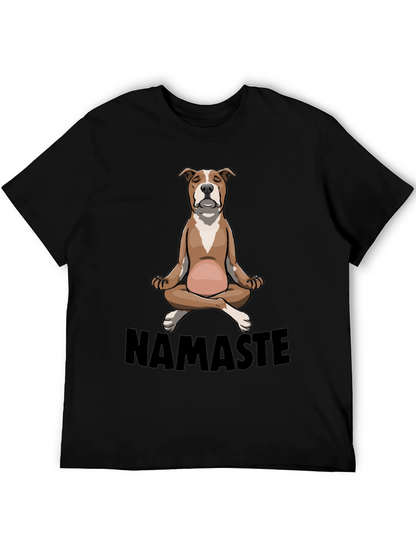 Namaste Dog T-Shirt - Meditating Pup Tee