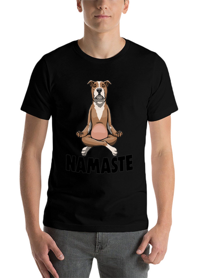 Namaste Dog T-Shirt - Meditating Pup Tee