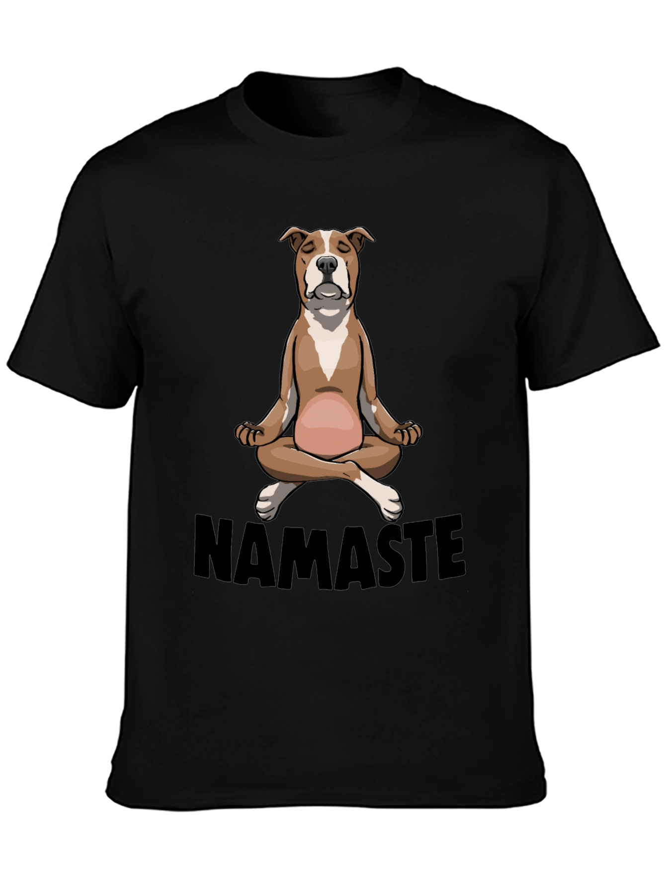 Namaste Dog T-Shirt - Meditating Pup Tee