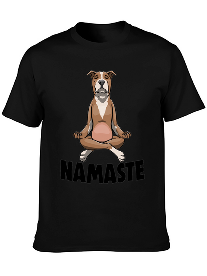 Namaste Dog T-Shirt - Meditating Pup Tee