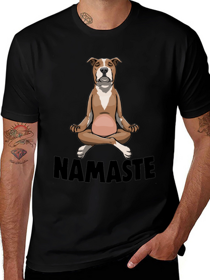 Namaste Dog T-Shirt - Meditating Pup Tee