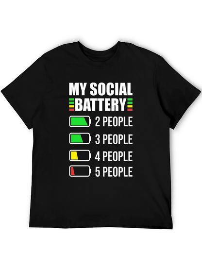 Social Battery Graphic T-Shirt