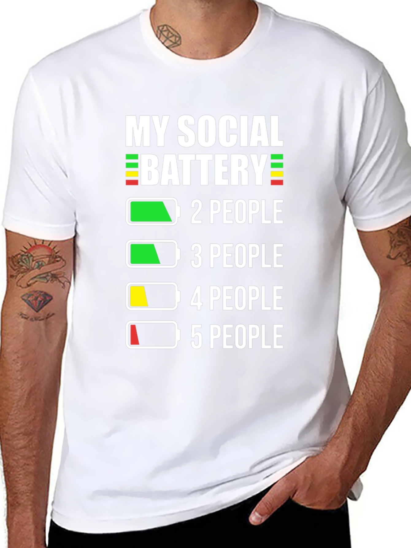 Social Battery Graphic T-Shirt