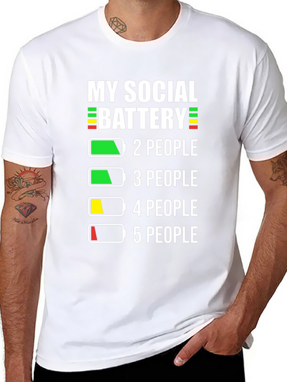 Social Battery Graphic T-Shirt