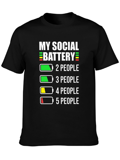 Social Battery Graphic T-Shirt
