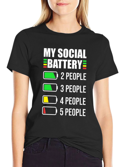 Social Battery Graphic T-Shirt