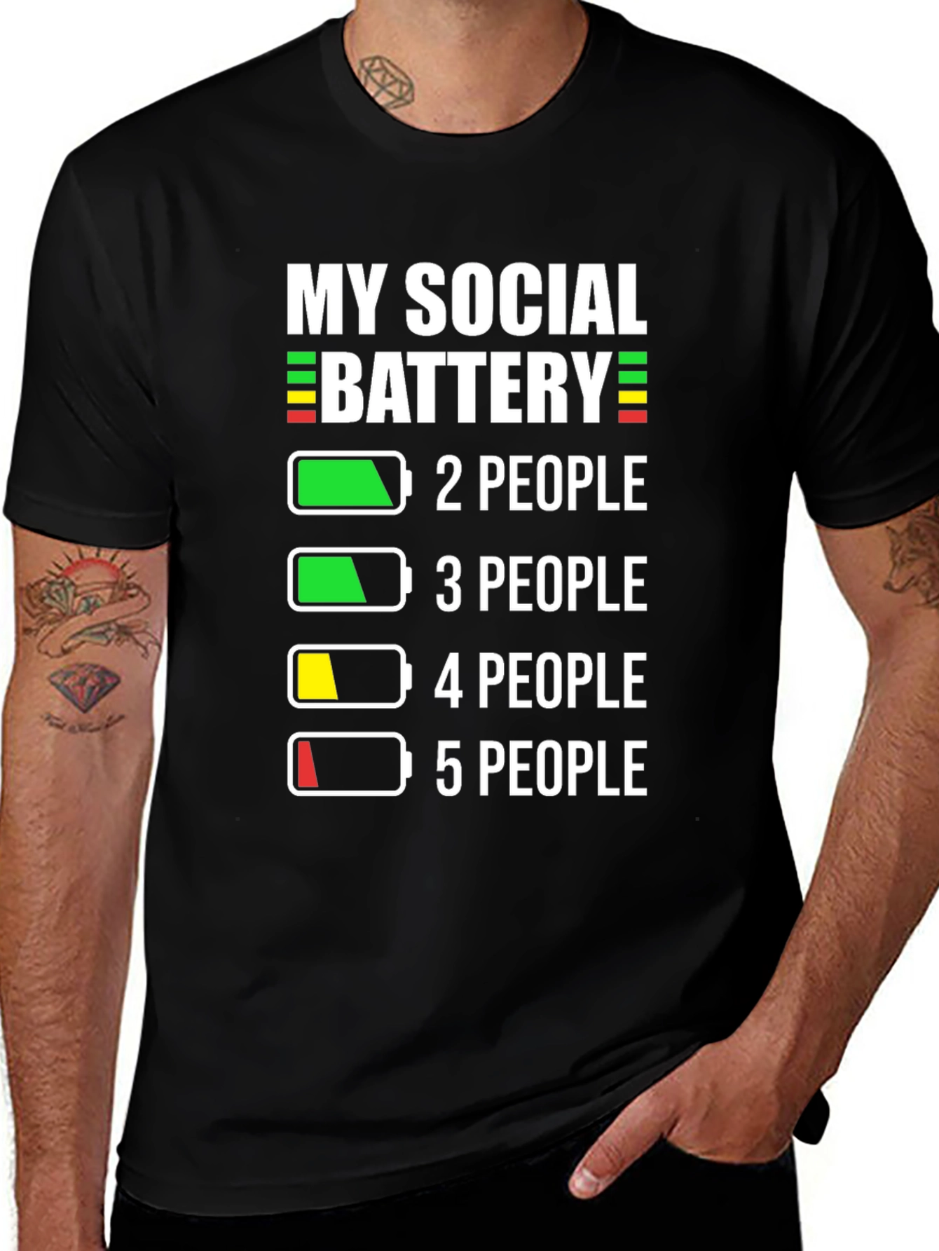 Social Battery Graphic T-Shirt