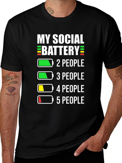 Social Battery Graphic T-Shirt