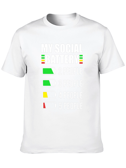 Social Battery Graphic T-Shirt
