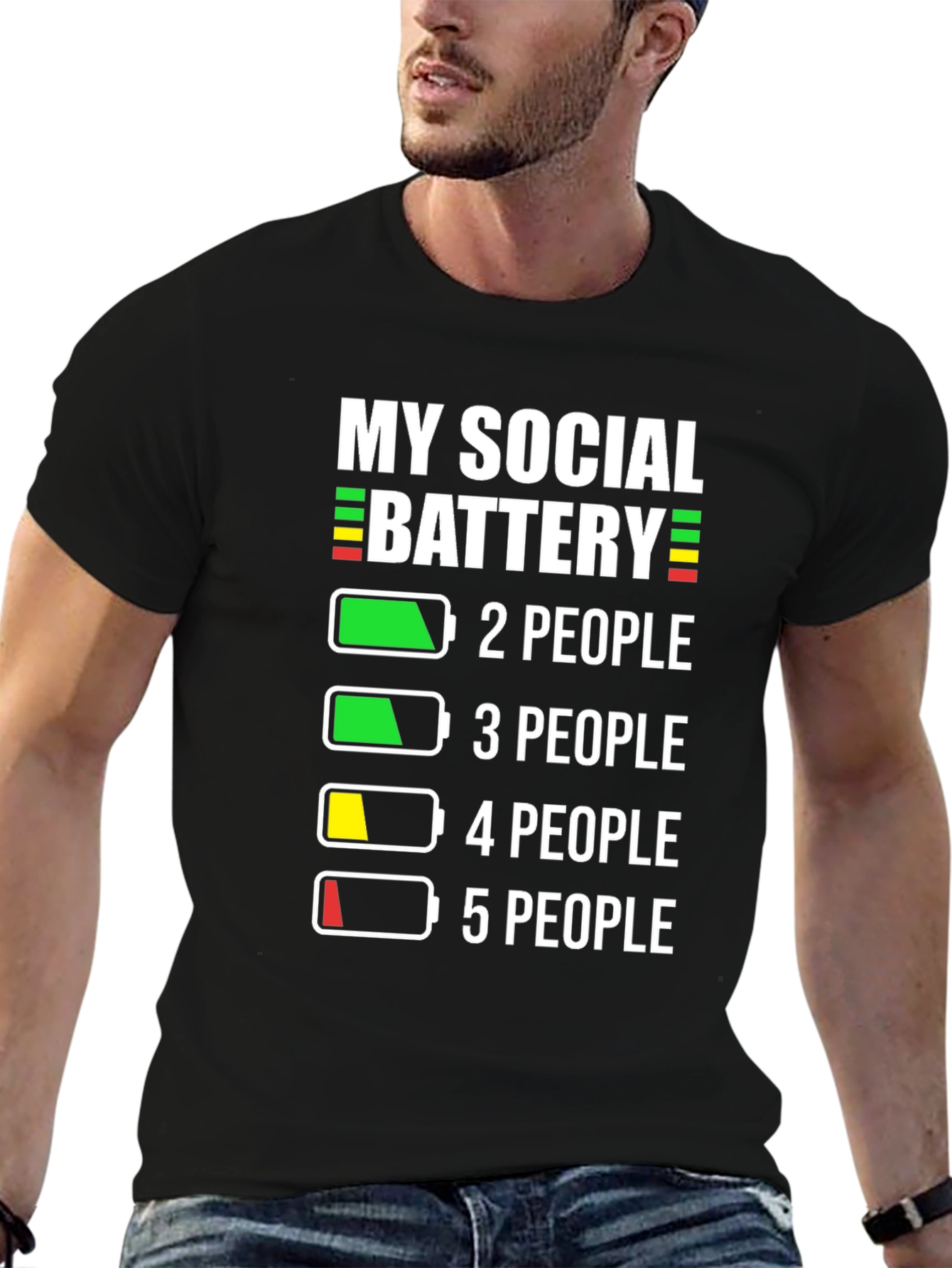 Social Battery Graphic T-Shirt