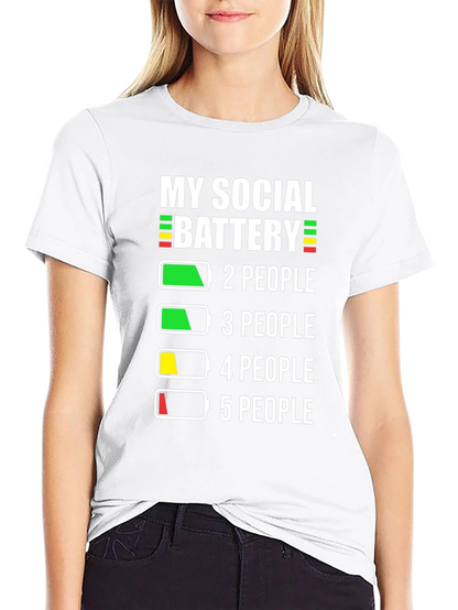 Social Battery Graphic T-Shirt