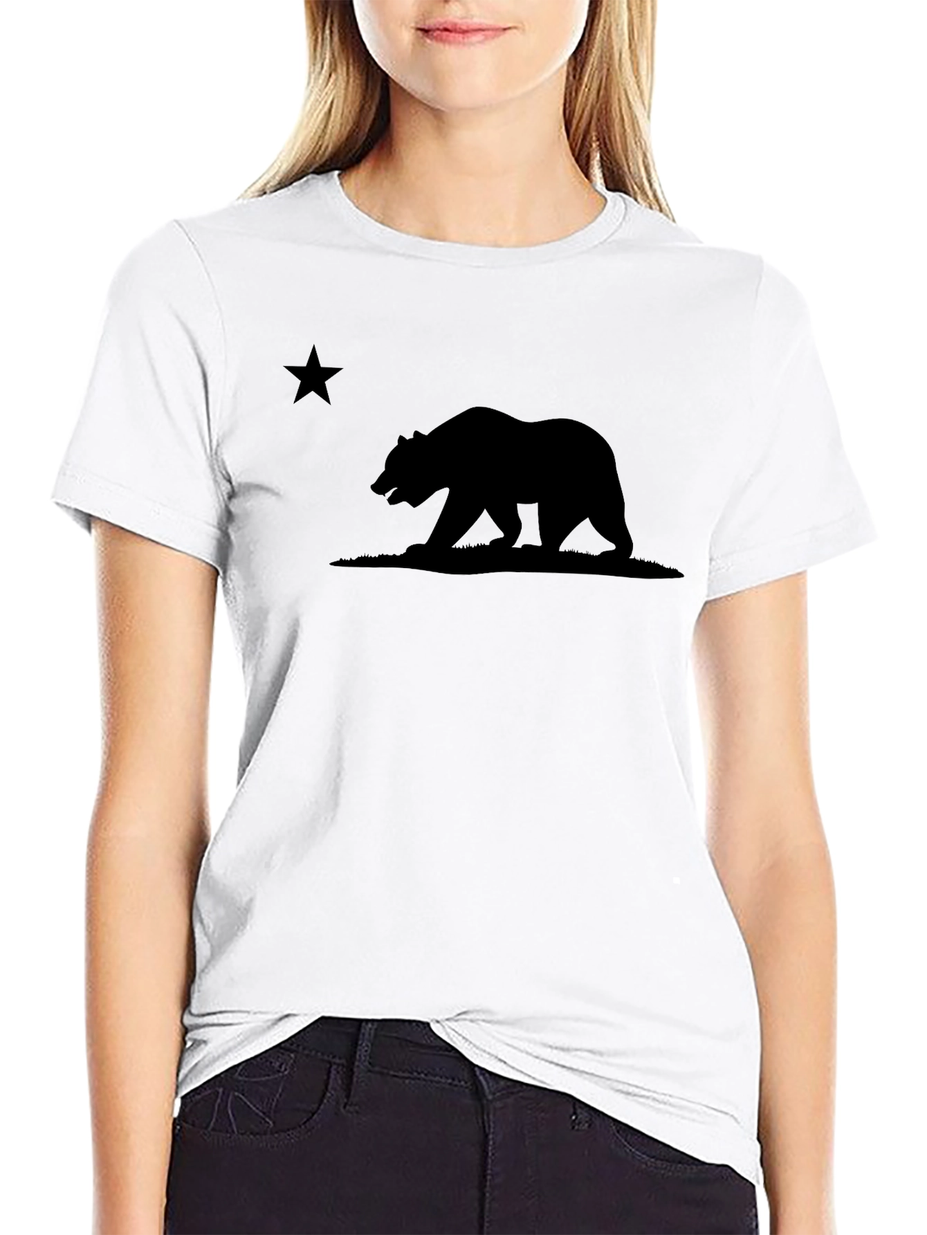 California Bear T-Shirt - Black