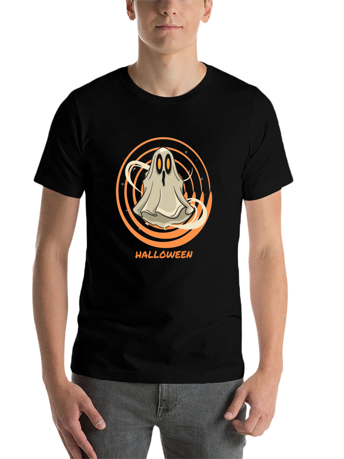 Halloween Ghost T-Shirt - Spooky Season Apparel