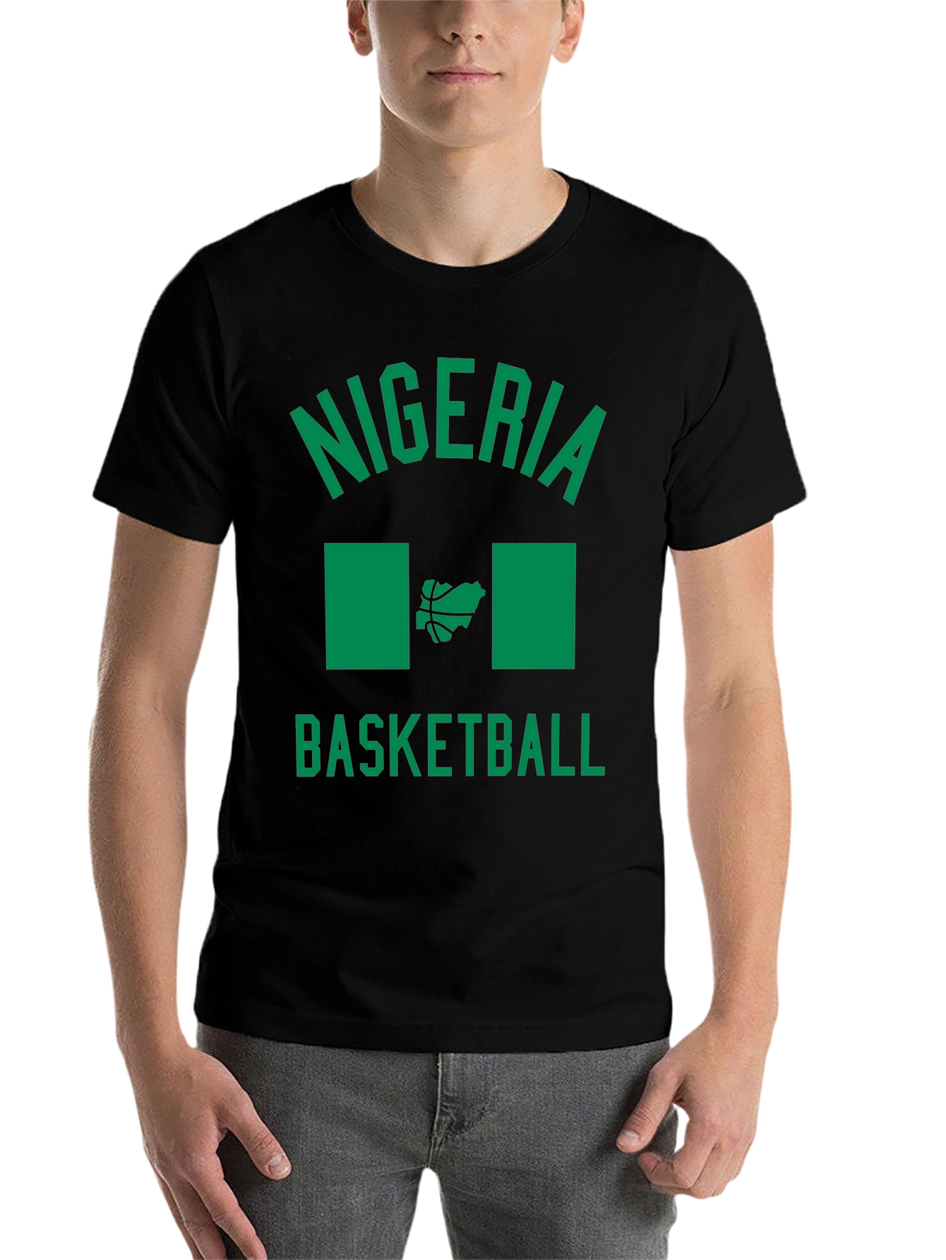 Nigeria Basketball Graphic T-Shirt