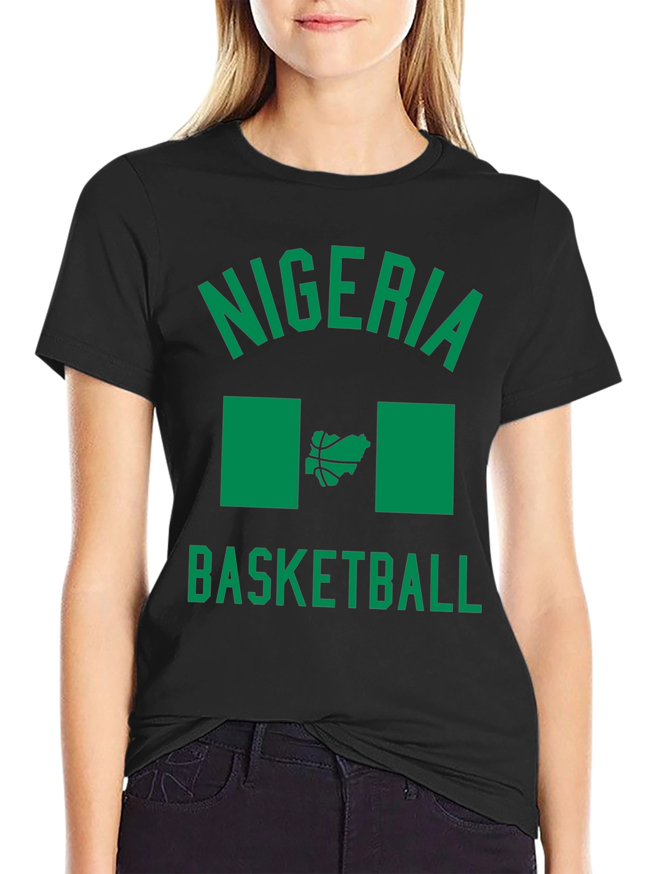 Nigeria Basketball Graphic T-Shirt