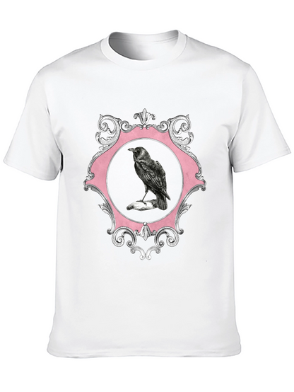 Raven Framed Graphic Tee - Mens Black T-Shirt