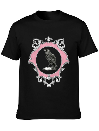 Raven Framed Graphic Tee - Mens Black T-Shirt